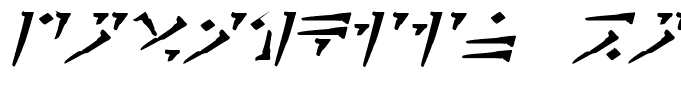 Dovahkiin Bold Italic