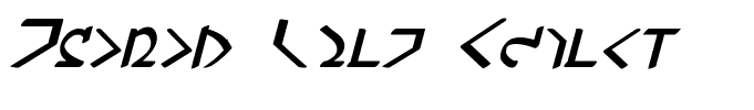 Dwemer Bold Italic