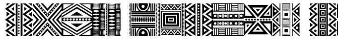 Haus Ethnik Dingbats Regular