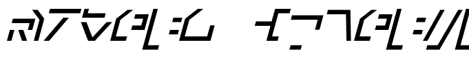 Modern Cybertronic Italic