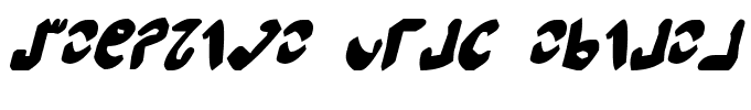 Semphari Bold Italic