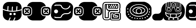 mayan glyphs fill Regular