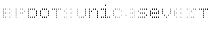 BPdotsUnicaseVertical Regular
