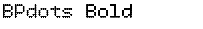 BPdots Bold