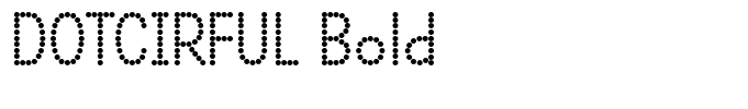 DOTCIRFUL Bold