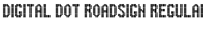 Digital Dot Roadsign Regular