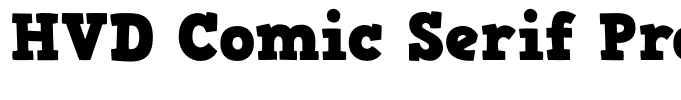HVD Comic Serif Pro Regular