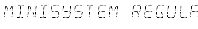 Minisystem Regular