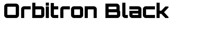 Orbitron Black