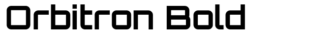 Orbitron Bold