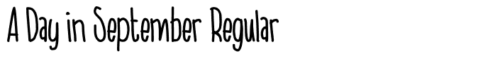 A Day in September Regular