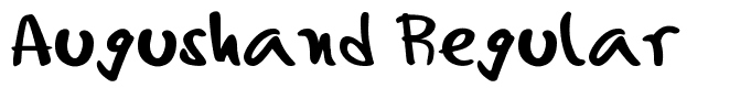 Augushand Regular