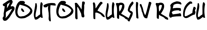 BOUTON Kursiv Regular