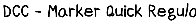 DCC - Marker Quick Regular
