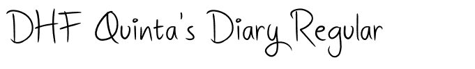DHF Quinta's Diary Regular