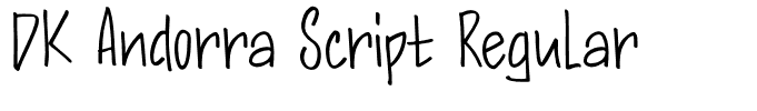 DK Andorra Script Regular