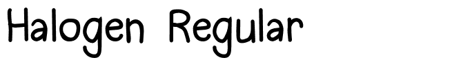 Halogen Regular