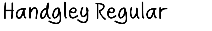Handgley Regular