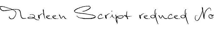 Marleen Script reduced Normal