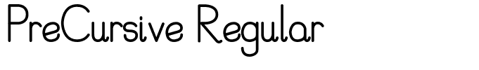 PreCursive Regular