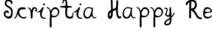 Scriptia Happy Regular