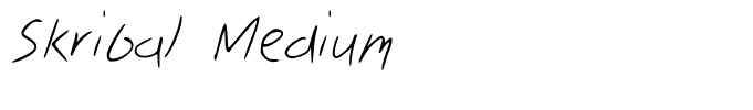 Skribal Medium