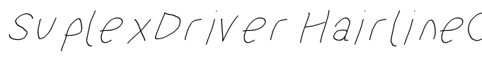 SuplexDriver HairlineObl
