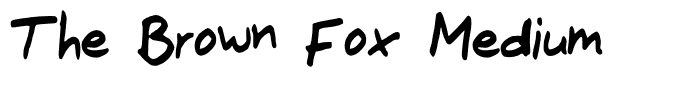 The Brown Fox Medium