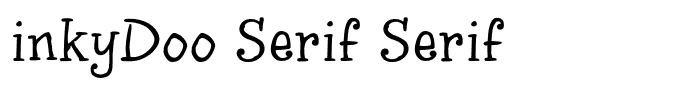 inkyDoo Serif Serif
