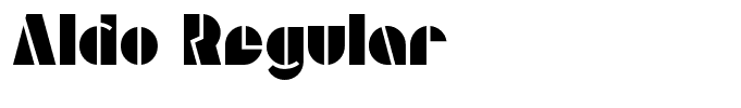 Aldo Regular