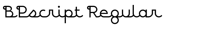 BPscript Regular