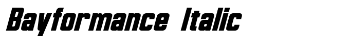 Bayformance Italic