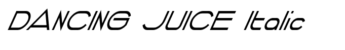 DANCING JUICE Italic