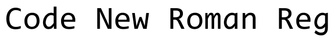 Code New Roman Regular