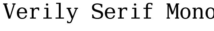 Verily Serif Mono Book