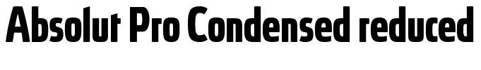 Absolut Pro Condensed reduced Regular