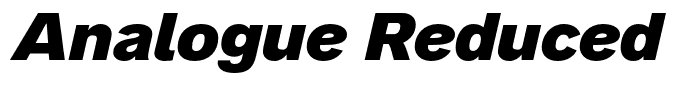Analogue Reduced 86 Black Oblique