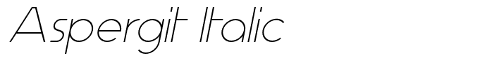 Aspergit Italic