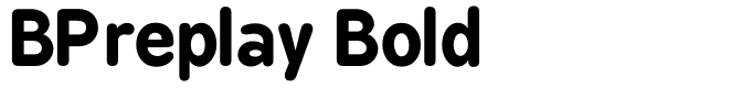 BPreplay Bold