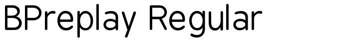BPreplay Regular