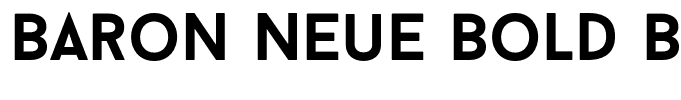 Baron Neue Bold Bold