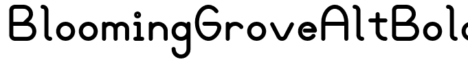 BloomingGroveAltBold Bold