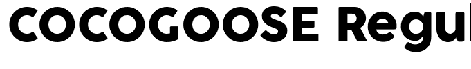COCOGOOSE Regular