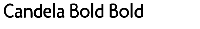 Candela Bold Bold