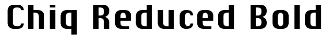 Chiq Reduced Bold