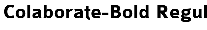 Colaborate-Bold Regular
