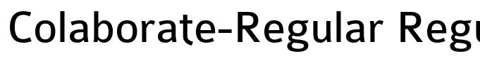 Colaborate-Regular Regular