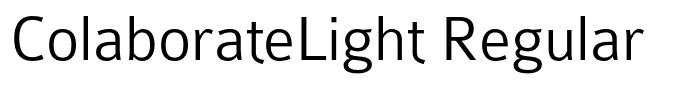 ColaborateLight Regular