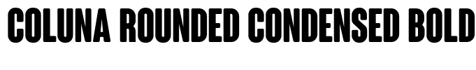 Coluna Rounded Condensed Bold