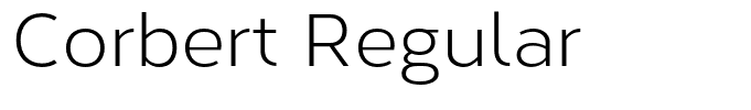 Corbert Regular